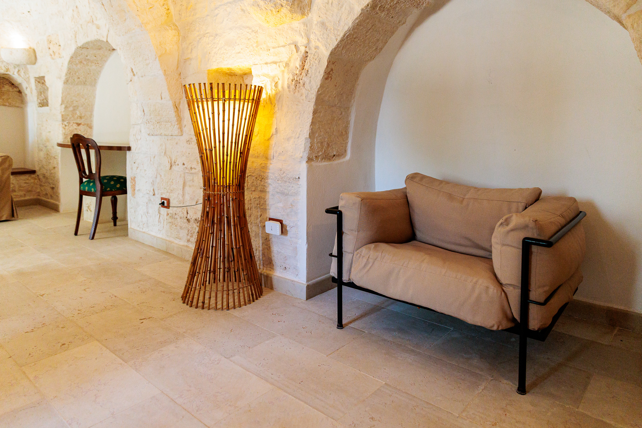 Interno Trullo Casa Surya